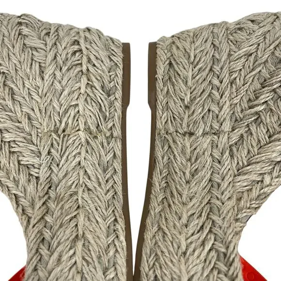 Christian Louboutin Mafaldina Zeppa 120 Wedge Sandal Orange Size 40 - Picture 13 of 15